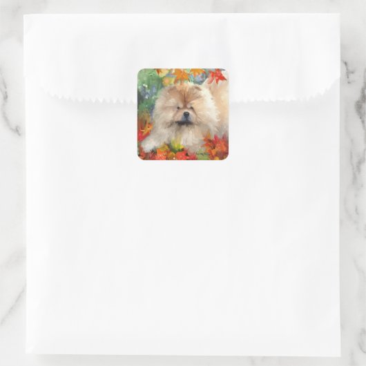 HERFST BLISS show Vierkante Sticker (Tas)