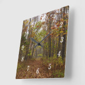 Herfst Bliss Wandklok (Hoek)