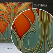 Herfst bloeien keramische Tegel Tegeltje