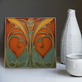 Herfst bloeien keramische Tegel Tegeltje