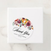 Herfst Bloeit Garland Herfst Vrijgezellenfeest Dan Bedankjes Labels (In situ)