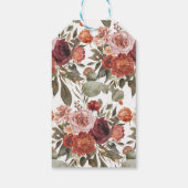 Herfst Bloeit Pompoen Vrijgezellenfeest Favoriet Cadeaulabel (Achterkant)