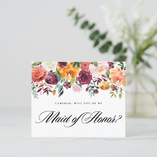 Herfst Bloeit Zal Je Mijn Maid Van Eer Zijn (Staand voorkant)