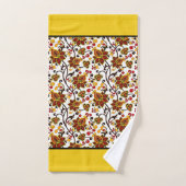 Herfst bloem badhanddoek set bad handdoek (Handdoek)
