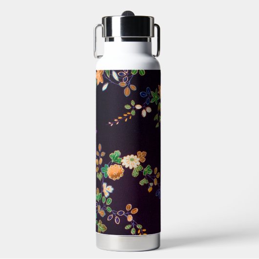 Herfst Bloem & Blad, Japans Design Waterfles (Voorkant)