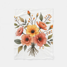 Herfst Bloem Boeket Knus Deken