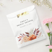 Herfst Bloem Boho Bruidsfeest Bedankzakje (Gezegeld)