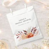 Herfst Bloem Boho Bruiloft Feest Bedankzakje (Geknipt)