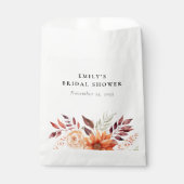 Herfst Bloem Boho Bruiloft Feest Bedankzakje (Voorkant)