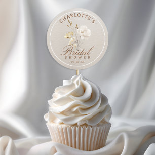 Herfst Bloem Bruidsfeest Favor Sticker