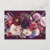 Herfst Bloem Dahlia Bunch Details Behuizing Informatiekaartje (Achterkant)