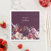 Herfst Bloem Dahlia Dank Je Donker Servet (Insitu)