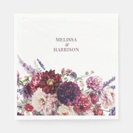 Herfst Bloem Dahlia Dank u Donker Servet