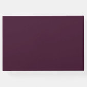 Herfst Bloem Dahlia Donker Gastenboek (Achterkant)