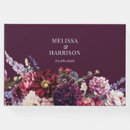 Herfst Bloem Dahlia Donker Gastenboek