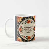 Herfst Bloem Frame Aanpasbare Vers Koffiemok (Links)