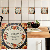 Herfst Bloem Frame Bijbelverzen Tegeltje