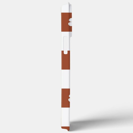 Herfst Bloem Gingham Controleer patroon Case-Mate iPhone Case (Achterkant / Rechts)