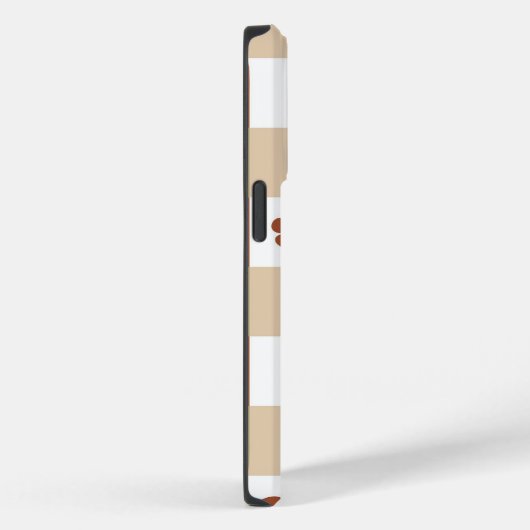 Herfst Bloem Gingham Controleer patroon Case-Mate iPhone Case (Achterkant / Rechts)