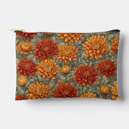 Herfst bloem make-up tas