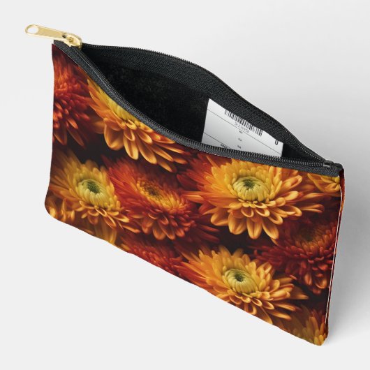 Herfst bloem make-up tas (Open)