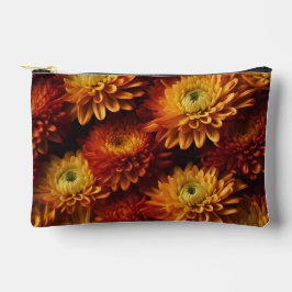 Herfst bloem make-up tas