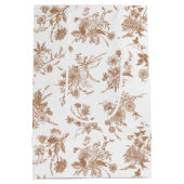 Herfst Bloem Motief Medium Cadeauzakje (Achterkant)