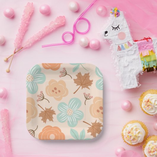 Herfst Bloem Papier Bord (Feest)