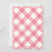 Herfst Bloem Roze Klein POMPOEN MEISJE BABYSHOWER  Kaart (Achterkant)