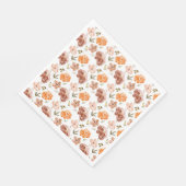 Herfst bloem servetten Herfst oogst servetten (Hoek)