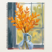 Herfst Bloem Vaas Aquarel Planner (Voorkant)
