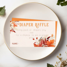 herfst bloemblaadjes baby shower