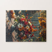 Herfst bloemboeket legpuzzel (Horizontaal)