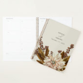 Herfst Bloemen Aardse Tonen Waterverf Herfstbruilo Planner (Display)