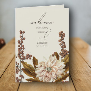 Herfst Bloemen Aardse Tonen Waterverf Herfstbruilo Programma