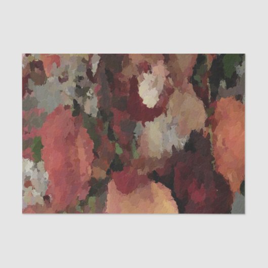 Herfst Bloemen Abstract weefsel papier (Voorkant)