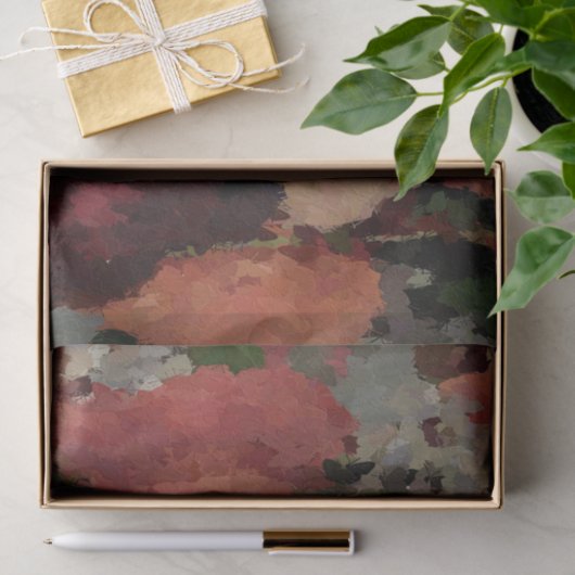 Herfst Bloemen Abstract weefsel papier (Geschenk)