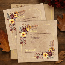 Herfst Bloemen & Accommodatie Info Herfstbruiloft