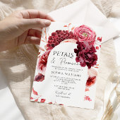 Herfst Bloemen Arch Petals & Prosecco Vrijgezellen Kaart