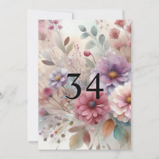 Herfst bloemen bladeren waterverf kalligrafie teks kaart