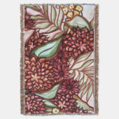 Herfst Bloemen Bloem Herfst Art Tuinieren Abstract Deken (Voorkant Verticaal)