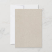 Herfst Bloemen Bloemen Bloemen Herfst Sinaasappel  RSVP Kaartje (Achterkant)