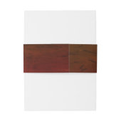 Herfst Bloemen Boeket Marmerled Bruin Huwelijk Uitnodigingen Wikkel (Achterkant Voorbeeld)