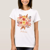 Herfst Bloemen Boeket T-shirt (Voorkant)