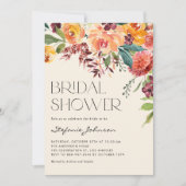  Herfst Bloemen Boeket Vrijgezellenfeest Kaart (Voorkant)