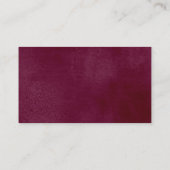 Herfst Bloemen Bourgondië waterverf luier verloska Informatiekaartje (Achterkant)