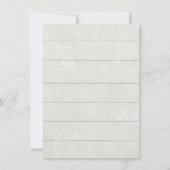 Herfst Bloemen Bourgondië Wit Pompoen Bruiloft Det Kaart (Achterkant)