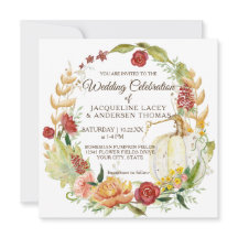 Herfst Bloemen Bourgondië Witte Pompoen Krans Brui