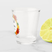 Herfst Bloemen Bruidsshower Shot Glas (Rechts)