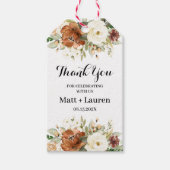 Herfst Bloemen Bruiloft Cadeau Labels Cadeaulabel (Voorkant)